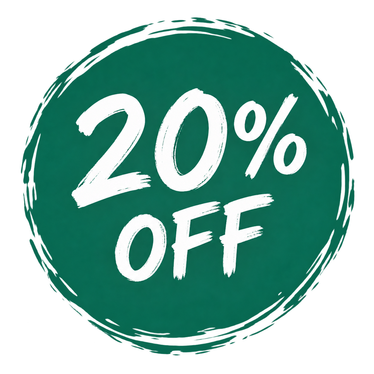 20 percent off